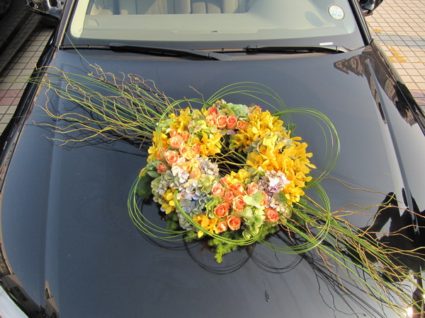 婚车用花